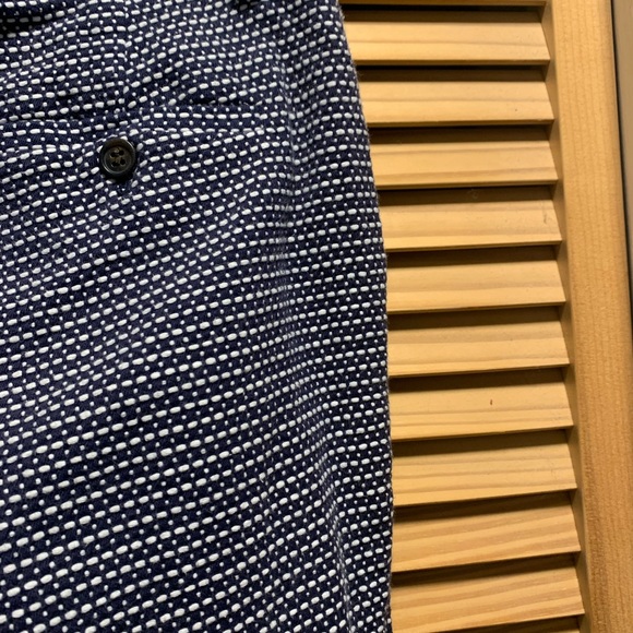 Blue/ white cotton pants - Picture 1 of 4